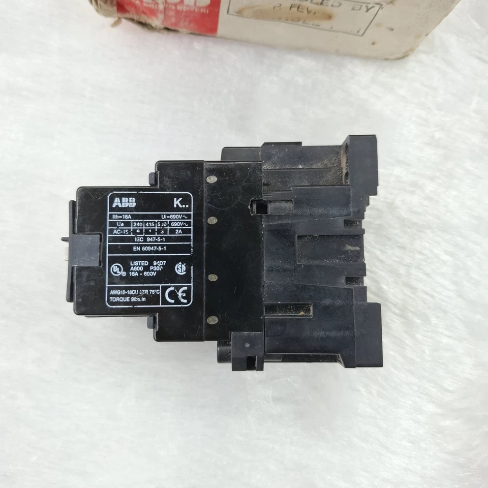 ABB K91E Auxiliary Contactor 16A 690V~